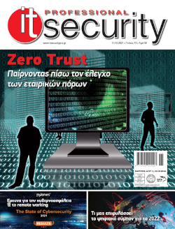 Zero Trust Regaining Control of Corporate Resources early magazine cybersecurity  publication cover page