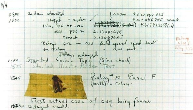 First Computer Bug Cybersecurity Lessons